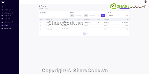 Code quản lý,code website laravel,full code + báo cáo,php laravel,quản lý kho hàng,php vs mysql