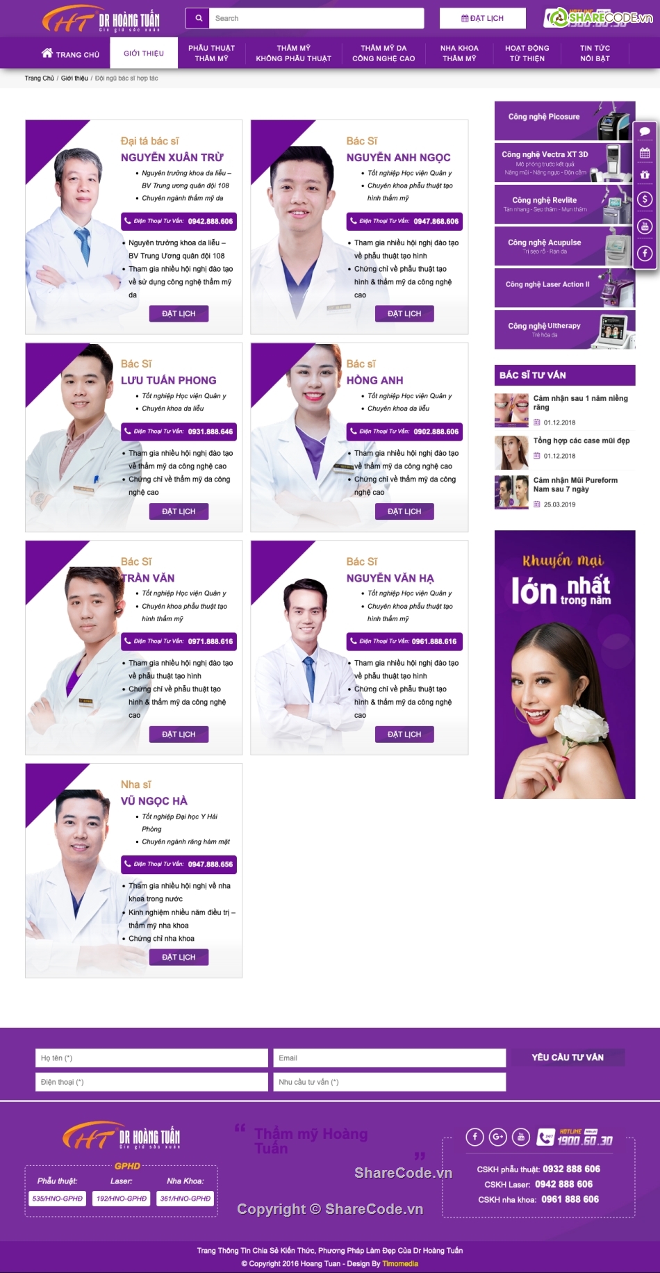 website spa,Giao diện web spa,code website spa,Giao diện website spa