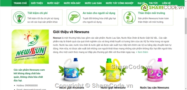 Full code bán hàng nước giặt chuẩn seo,website bán hàng nước giặt,Web bán bột giặt,nước giặt