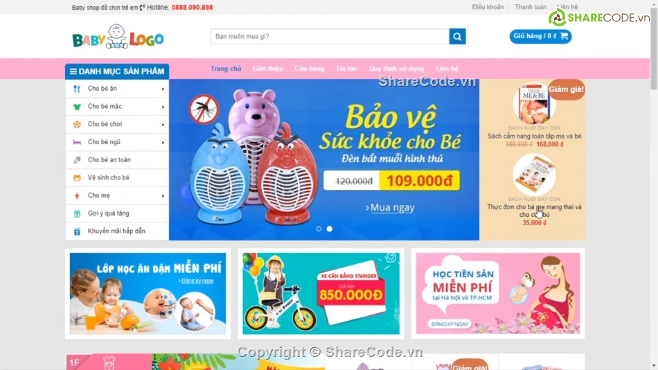 code shop bán đồ trẻ em,web đồ chơi trẻ em,Website bán đồ trẻ em,code web siêu thị,đồ chơi trẻ em,code siêu thị