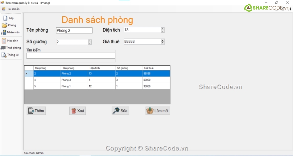 C#,winform c# quản lý kí túc xá,mô hình 3 lớp,c#,winform,sql server