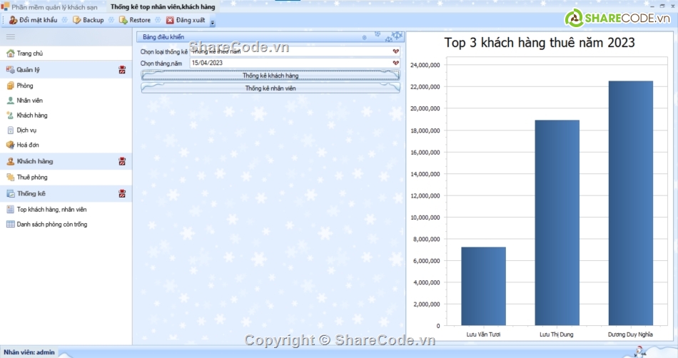 quản lý khách sạn,winform,devexpress,sql server,mô hình 3 lớp,c#