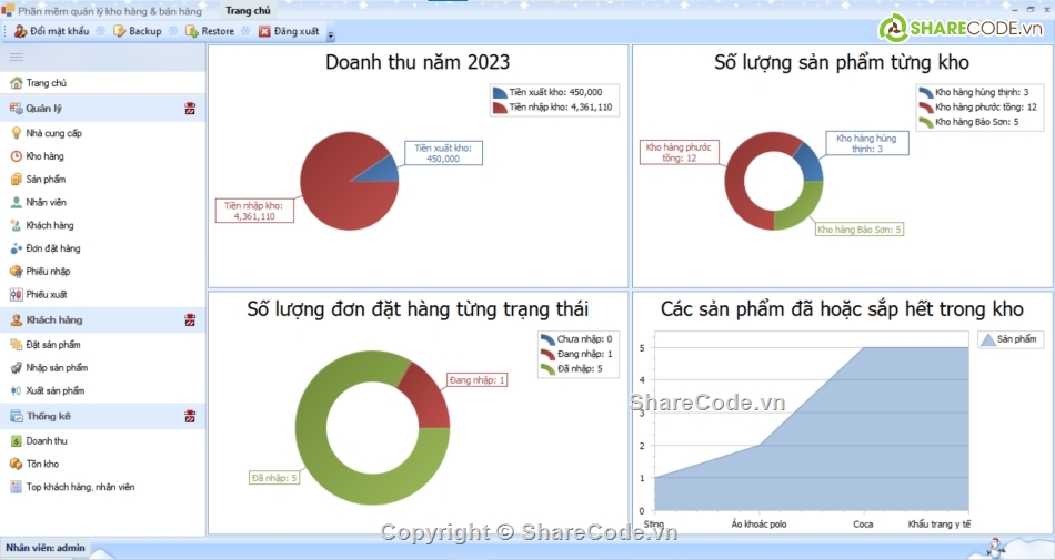 quản lý bán hàng c#,winform,code c# quản lý kho hàng,sql server,devexpress,mô hình 3 lớp