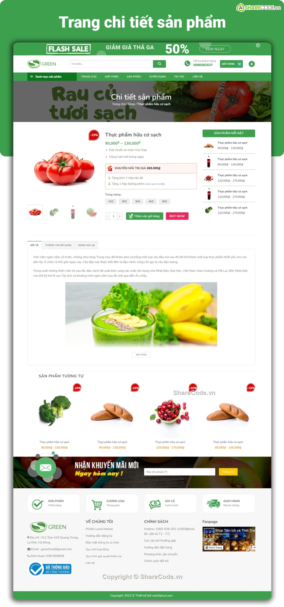 web bán hàng thực phẩm,web bán rau sạch,flatsome web rau củ quả,wordpress rau củ quả,code website bán rau củ quả