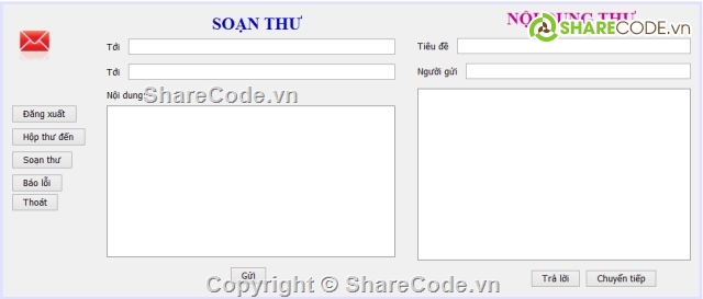 FULL CODE Xây dựng chương trình email client,chương trình email client,source java email client,code de hieu           va de hiểu nhất,email,client