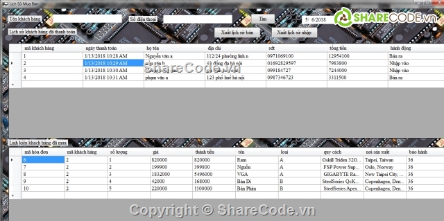 bán máy tính và linh kiện bằng c#,code linh kiện và thiết bị,quản lý máy tính,quản lý bán linh kiện,Linh kiện máy tính,source code quản lý bán hàng c#