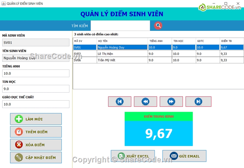 quản lý sinh viên Assignment Java 3,FPT Poly quản lý sinh viên,Java 3 quản lý sinh viên,Code java quản lý sinh viên,java3,duyplus