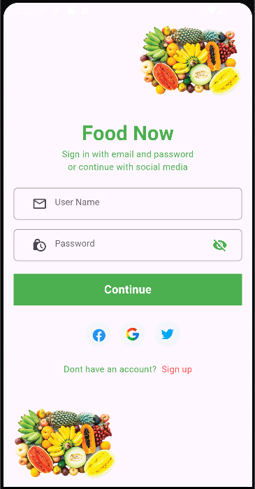 Full code app Flutter,Food App Flutter,Node js Code,Project,Food App basic Flutter