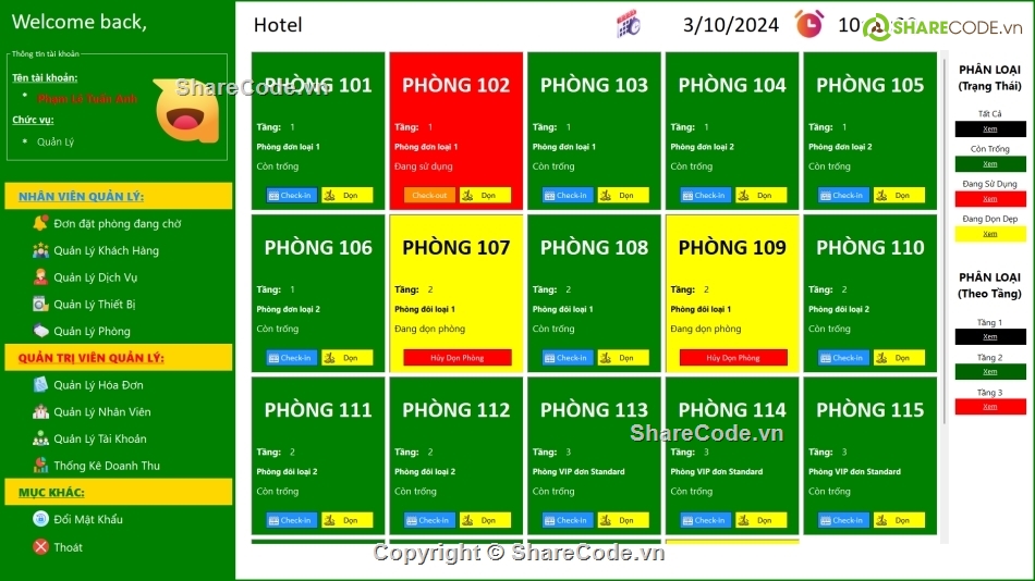 SQL Server,đồ án c# winform,winform c#,quản lý khách sạn,code phần mềm quản lý khách sạn c#