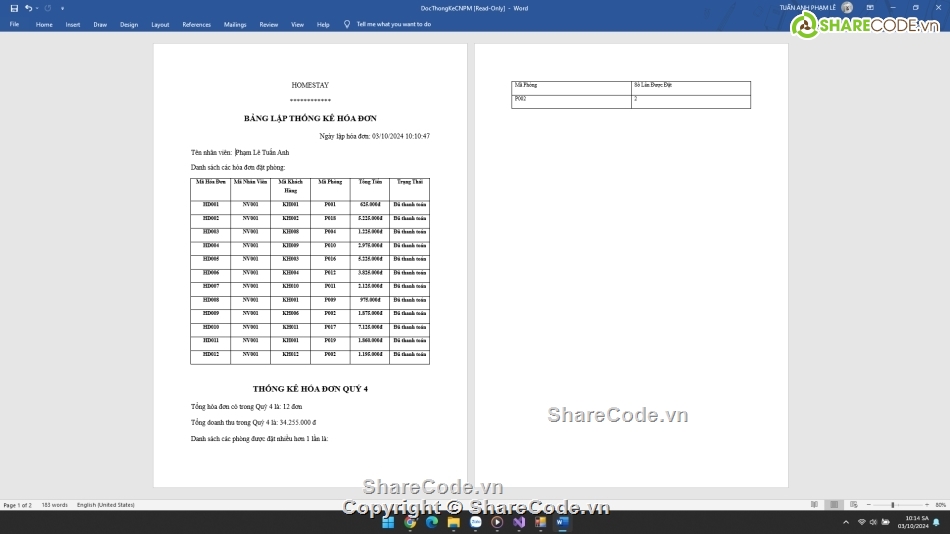 SQL Server,đồ án c# winform,winform c#,quản lý khách sạn,code phần mềm quản lý khách sạn c#