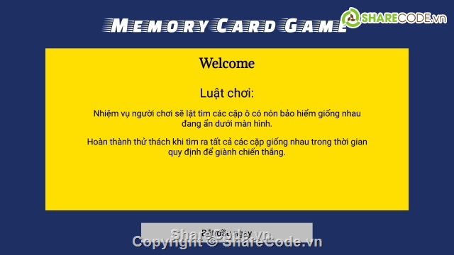 android studio,game Card Memory,game adroid,game Trúc Xanh,MemoryCard,Code Android Memory Card