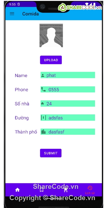 App Android,source code android,App mobile đặt đồ ăn,source code đặt đồ ăn,sharecode đặt đồ ăn,source code mobile