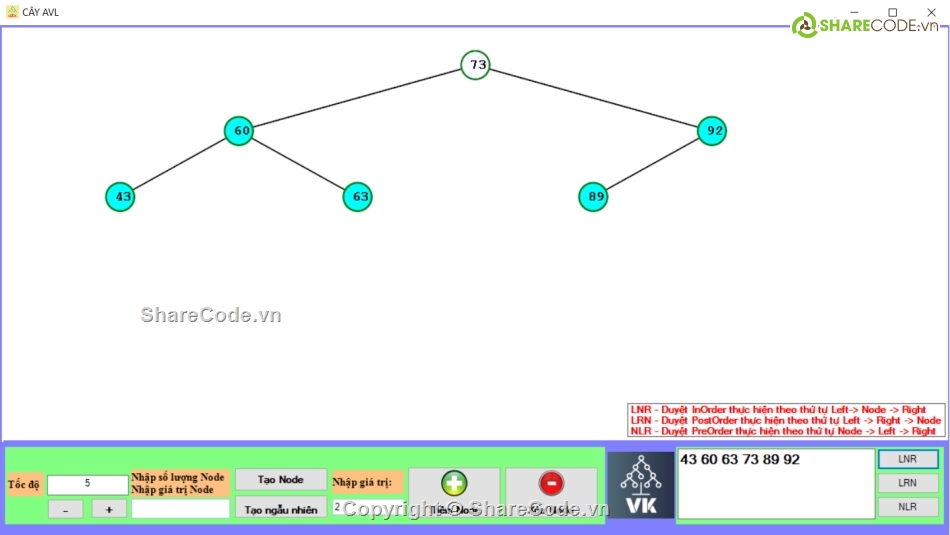 cây avl c#,mô phỏng cây nhị phân winform c#,Phần mềm Mô phỏng cây cân,Code Mô phỏng cây cân bằng AVL