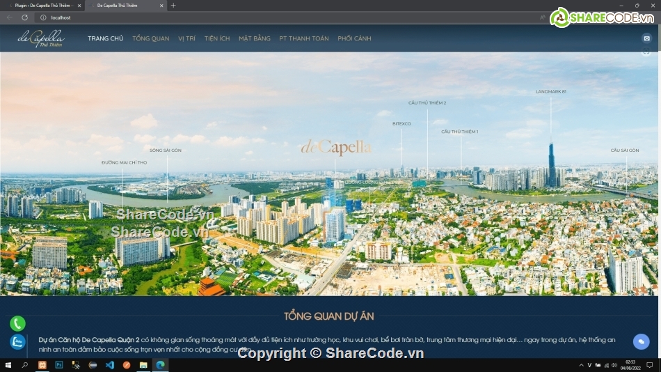 Code bất động sản,Code dự án bất động sản,Code landing page bất động sản,Code dự án De Capella,wordpress,duyplus