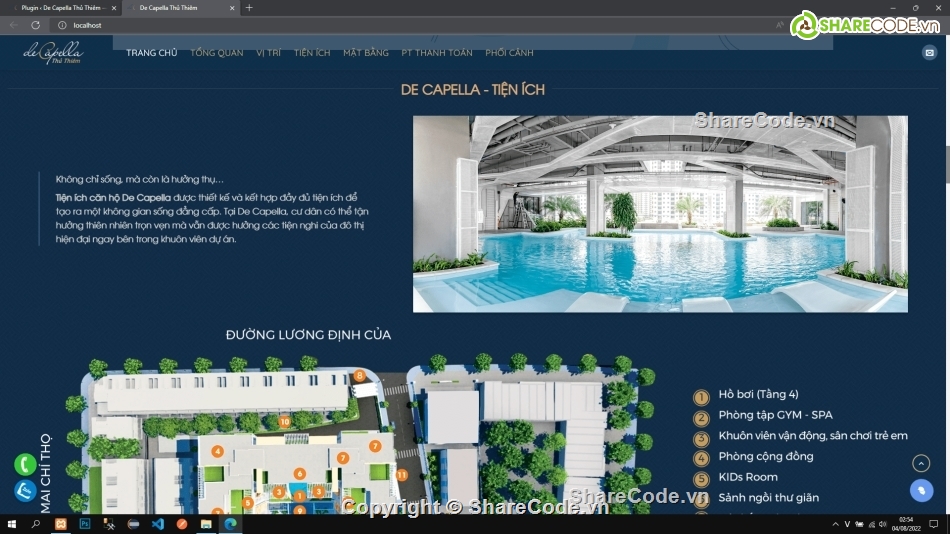 Code bất động sản,Code dự án bất động sản,Code landing page bất động sản,Code dự án De Capella,wordpress,duyplus