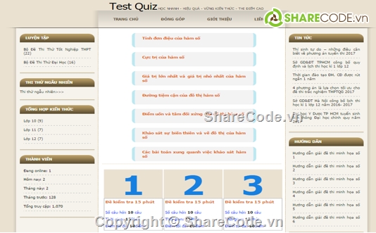 Code thi trắc nghiệm,đồ án tốt nghiệp,đồ án web asp.net,website trắc nghiệm,code thi trắc nghiệm