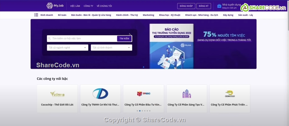Đồ án website tuyển dụng,website tìm việc làm,tuyển dụng,code tuyển dụng,Dự án website,Đồ án tốt nghiệp