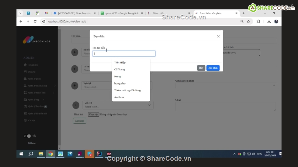 Đồ án tốt nghiệp đặt vé xem phim java springboot,web đặt vé xem phim bằng java,web đặt vé xem phim java spring mvc full báo cáo