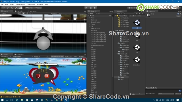 source game unity,source game unity 2d,full soure code cho game unity,Full soure code và báo cáo game unity,source game đào vàng unity,game unity full code