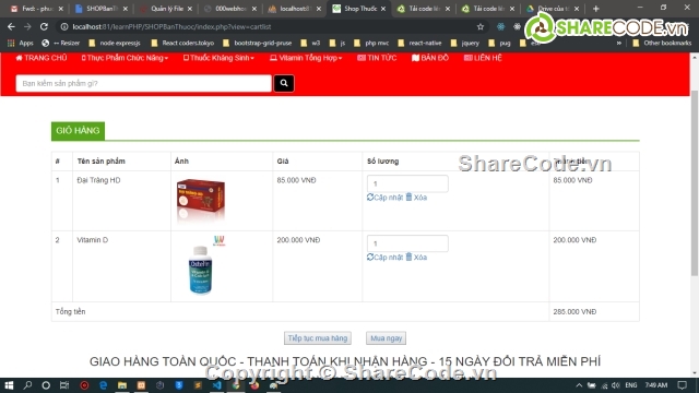 thuoc,shop ban thuoc,shop ban hang,source code shop bán hàng,full code,php