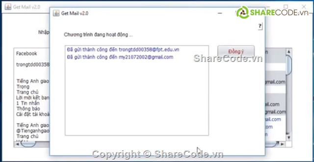 tool get mail,gửi email,sending email,code quản lý email,Lọc toàn bộ email,tool lọc và gửi email