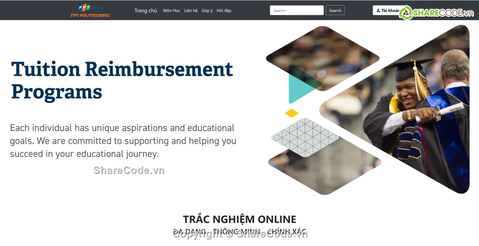 Source code web,web thi trắc nghiệm,trắc nghiệm trực tuyến,assignment front-end fpoly,AngularJS,bootstrap