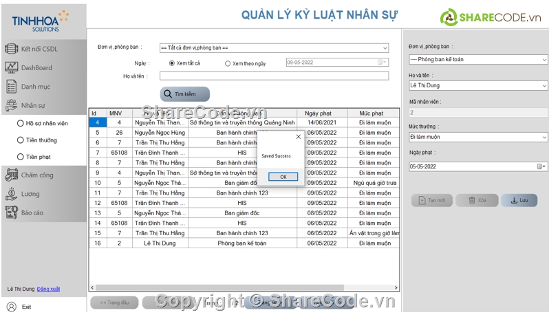 code đồ án quản lý nhân sự,windows form,phần mềm tính lương,C# quản lý nhân sự,Code quản lý nhân sự,quản lý nhân sự C#