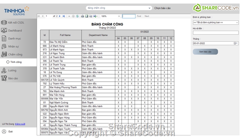 code đồ án quản lý nhân sự,windows form,phần mềm tính lương,C# quản lý nhân sự,Code quản lý nhân sự,quản lý nhân sự C#