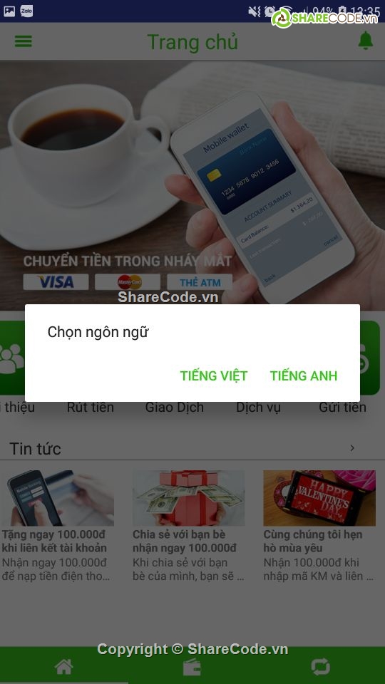 demo ví điện tử,trên android,Demo ví điện tử,ví điện tử cổng thanh toán,ví điện tử,code ví điện tử