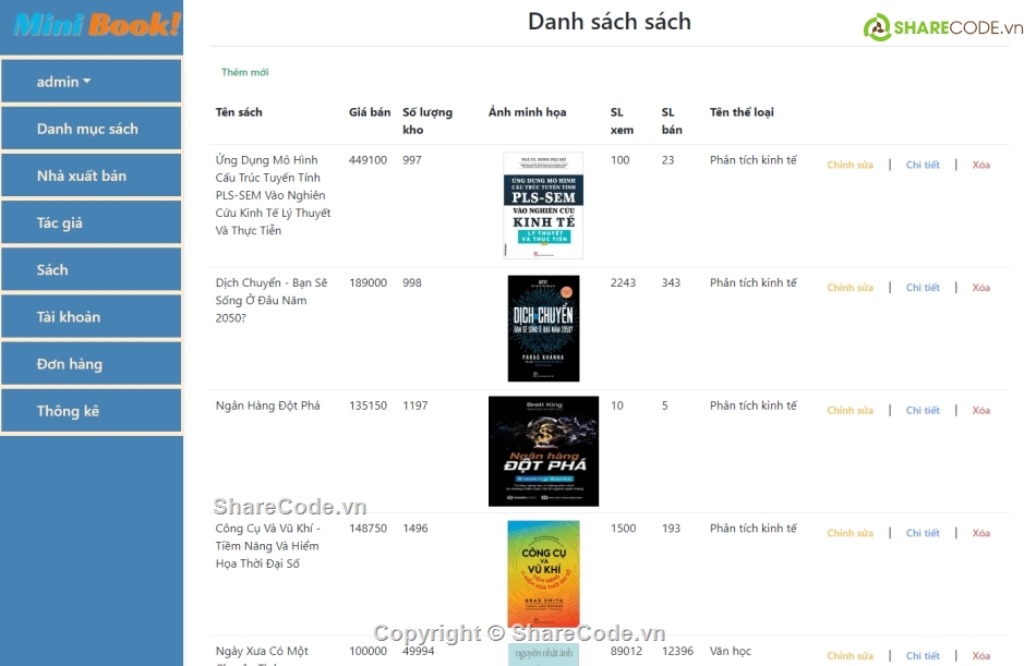 web bán sách,Full code web bán sách online,web văn phòng phẩm,code web bán sách