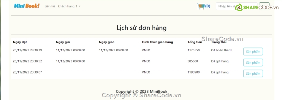 web bán sách,Full code web bán sách online,web văn phòng phẩm,code web bán sách