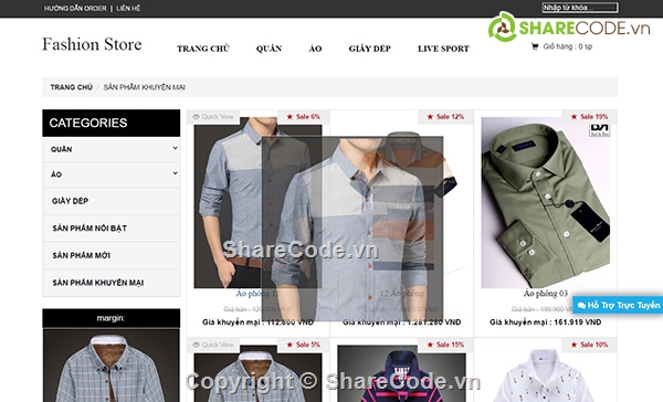 web online php,source code php,code web,shop quần áo,shop áo nam