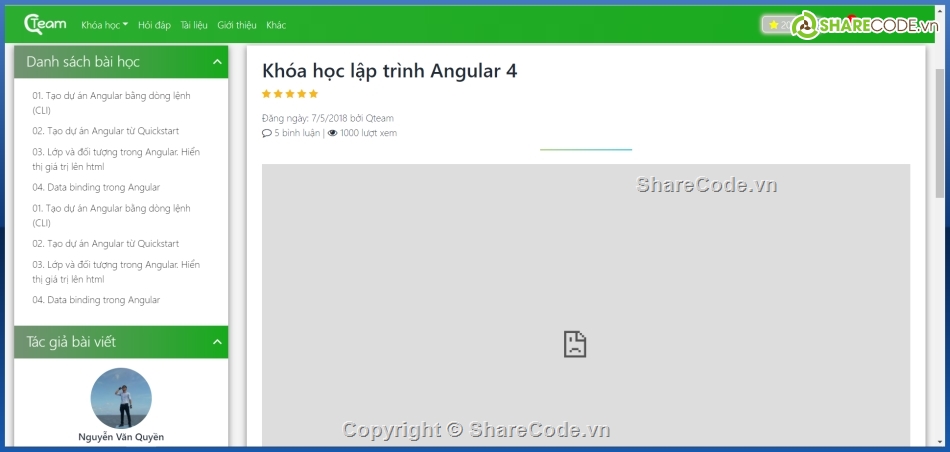 Template,khóa học online,Template khóa học online