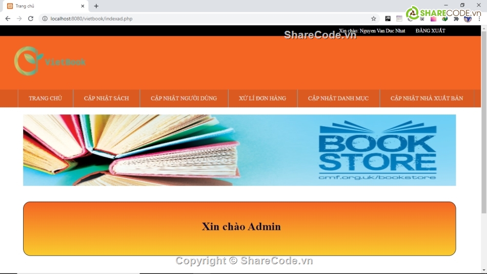 web bán sách,quản lý mua bán sách,code đồ án web bán sách,Code website mua bán sách
