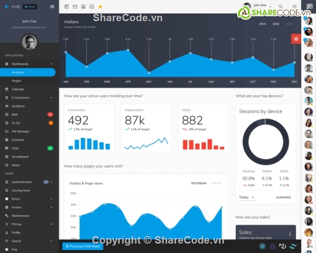 react,reactjs,material,dashboard,Fuse React,fuse-react-master