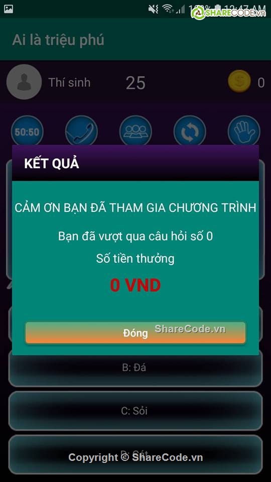 ai là triệu phú,code game ai là triệu phú,ai là triệu phú android,source code game ai là triệu phú,Android Game,ứng dụng android