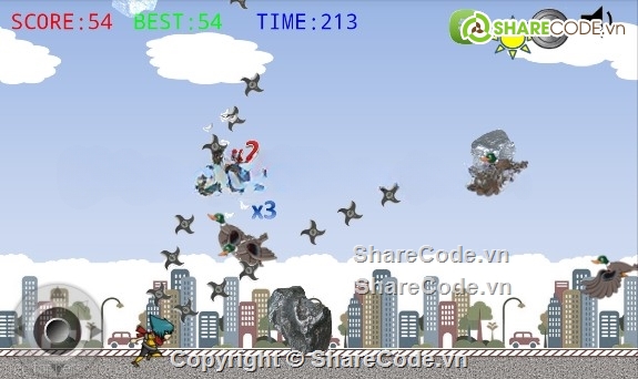 full báo cáo,game bắn vịt,java game,game bắn cá