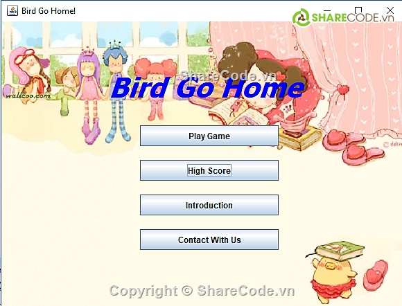 game flappy bird,Bird Go Home,Source code game Bird Go Home,Game Bird Go Home