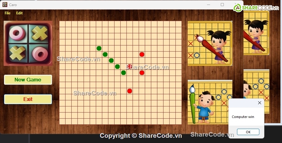 Game,caro,code giải trí
