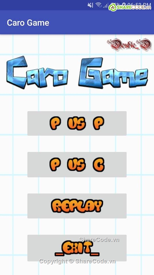 Game cờ,android,Game cờ caro,Cờ caro android,Code cờ caro,ứng dụng android