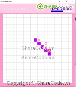 Game cờ caro,game c++ caro,visual c++ Caro