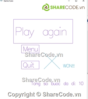 Game cờ caro,game c++ caro,visual c++ Caro