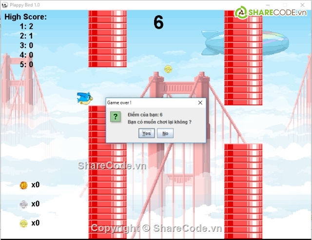 Game,bird,flappy bird,Java Swing,source code game