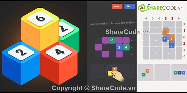 game puzzle,number game,mã nguồn puzzle game,game 2048,source code game 2048,code game 2048