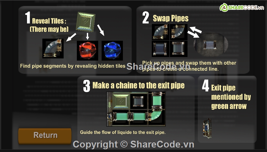 Code game Puzzle Unity,Plumber Puzzle,GamePuzzle,Game Plumber Unity