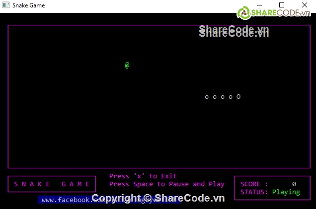 Game rắn săn mồi,C++ Game,code bằng C