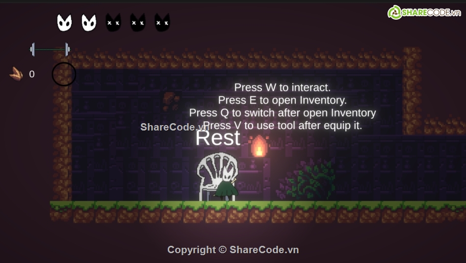 Source code game,Platformer 2D,Unity C#,2D,Hollow Knight,Unity