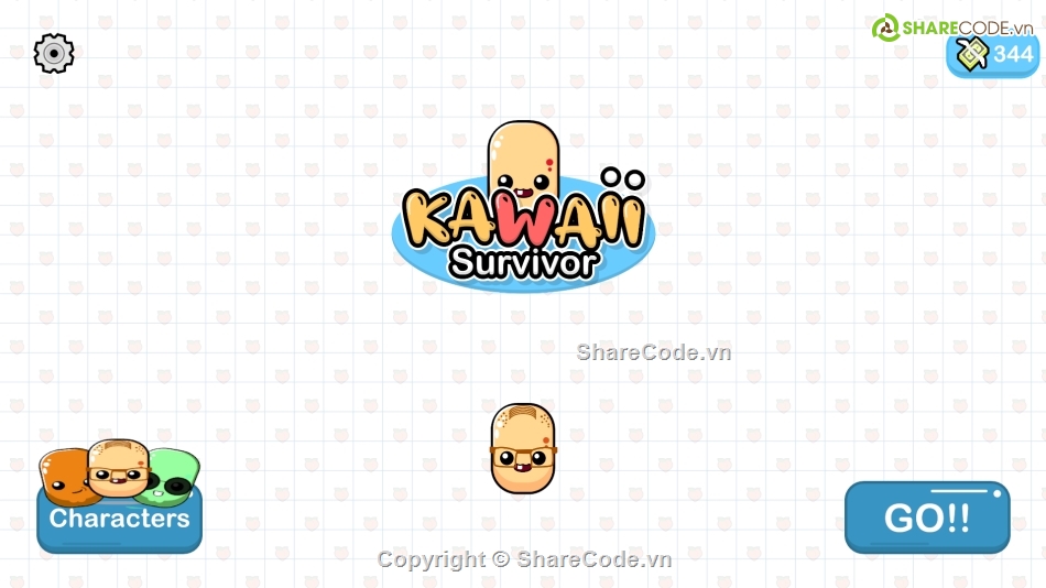 Source code game,C #,Unity,Unity C#,Brotato,Game