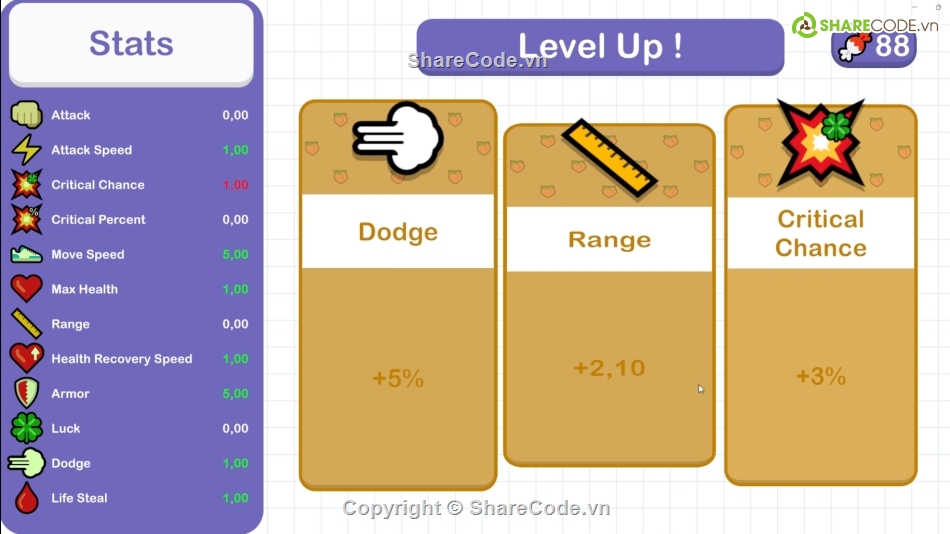 Source code game,C #,Unity,Unity C#,Brotato,Game