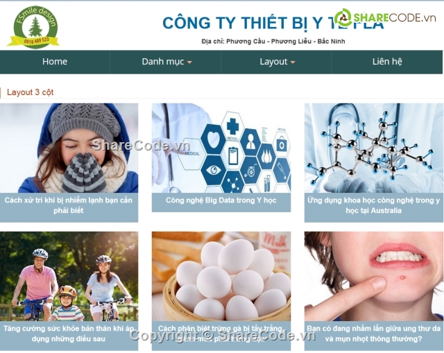 thiết bị,giới thiệu,Giao diện HTML,thiết bị y tế